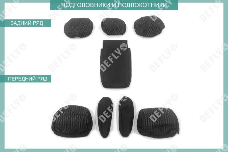 Чехлы на сиденья Toyota Kluger V, 2000-2003, жаккард