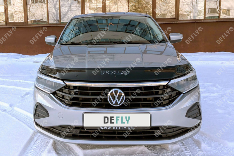 Дефлектор капота NEOFIX Volkswagen Polo, 2020-2022, лифтбек