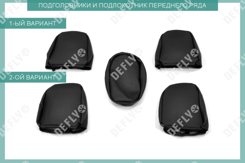 Чехлы на сиденья Toyota RAV4 (XA30), 2005-2013, экокожа черная