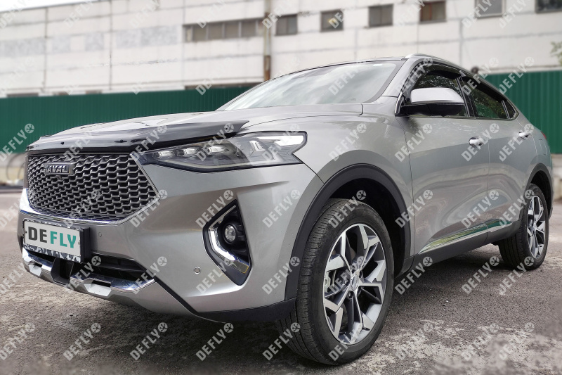 Дефлектор капота Haval F7, F7x, 2018-2024