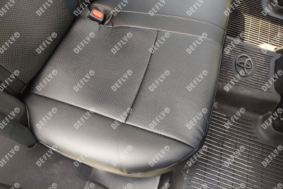 Чехлы на сиденья Toyota RAV4 (XA50), 2018-н.в., экокожа черная