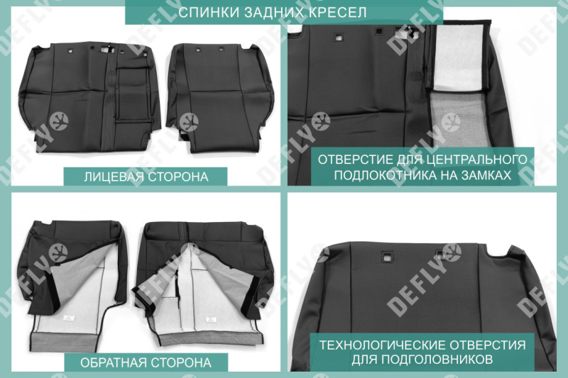 Чехлы на сиденья Lexus RX300 (XU10), 2000-2003, экокожа черная