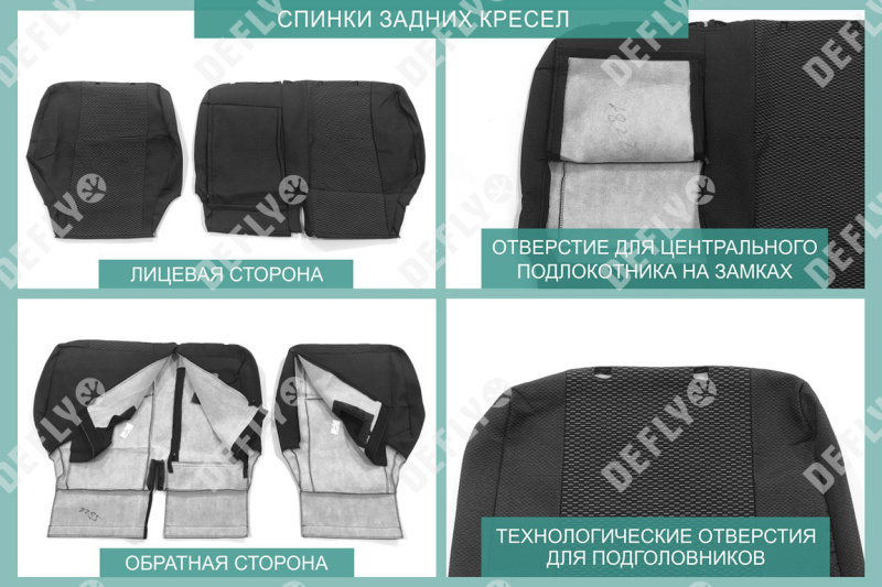 Чехлы на сиденья Lexus GX470, 2002-2009, 5 мест, жаккард 