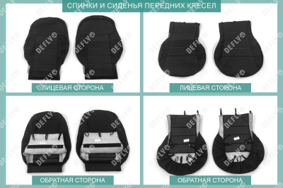 Чехлы на сиденья Hyundai Tucson (NX4), 2020-н.в., жаккард