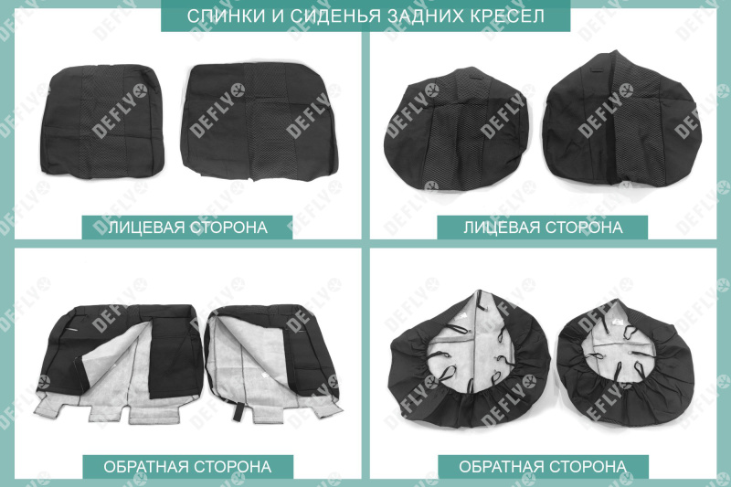 Чехлы на сиденья УАЗ Пикап, 2014-н.в., без заднего подлокотника, жаккард 