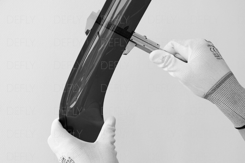 Дефлекторы окон BigSize УАЗ Профи, 2017-н.в., комплект 2 шт.