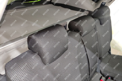 Чехлы на сиденья Toyotа Prius Alpha (XW40), 2011-2021, 5 мест, задний ряд 60/40, жаккард