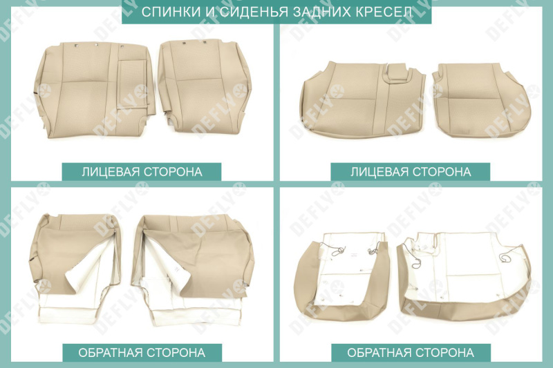 Чехлы на сиденья Lexus RX300 (XU10), 1998-2001, США, экокожа бежевая