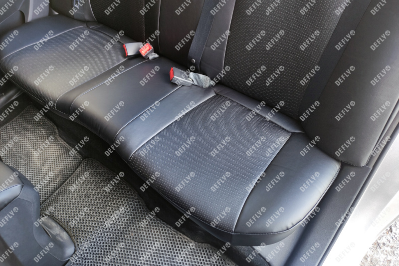 Чехлы на сиденья Changan Alsvin, 2018-н.в., экокожа черная