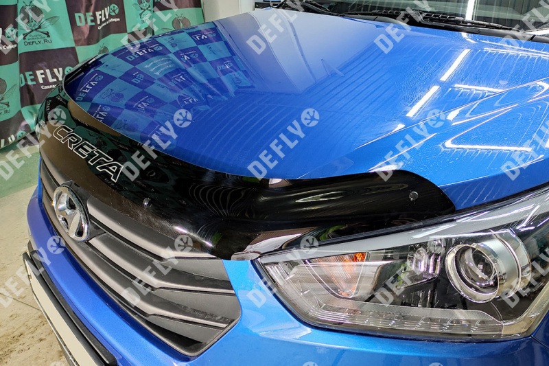 Дефлектор капота Hyundai Creta (GS), 2015-2021