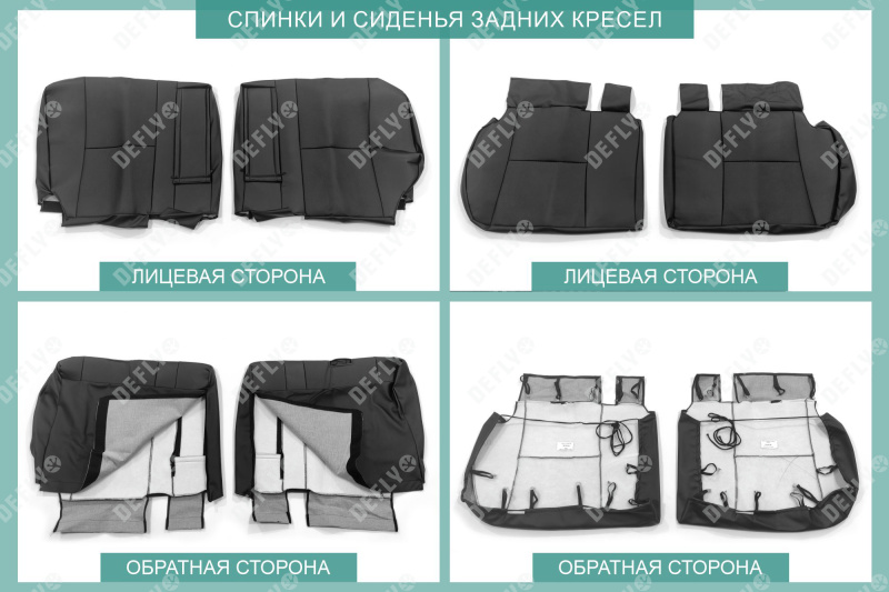 Чехлы на сиденья Honda CR-V (RD1-RD3), 1995-2001, экокожа черная