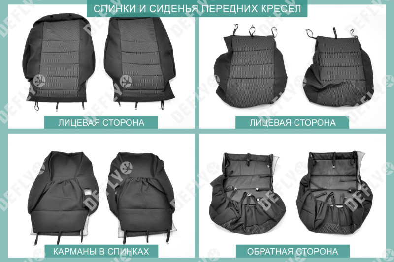 Чехлы на сиденья Honda CR-V (RE), 2006-2012, жаккард 