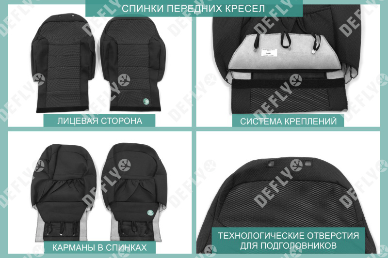 Чехлы на сиденья Hyundai Creta (SU2), 2020-2022, жаккард 