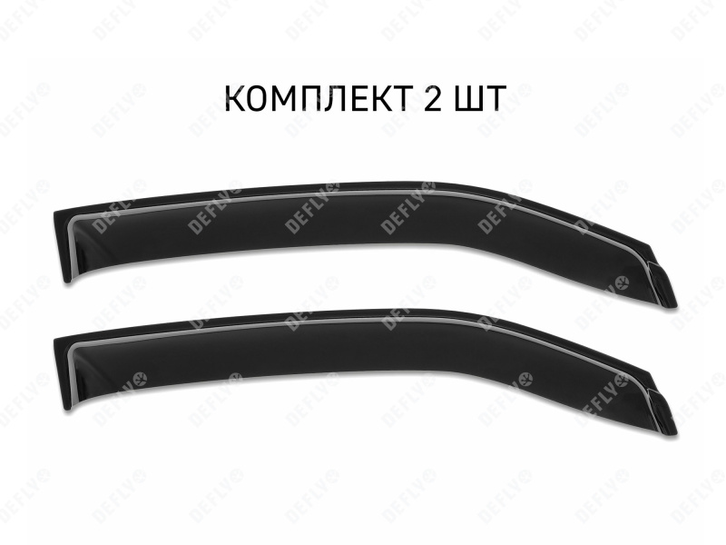 Дефлекторы окон BigSize Mitsubishi Delica, 1994-2007, 4 поколение