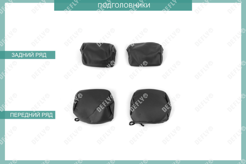 Чехлы на сиденья Honda Fit (GE, GP), 2007-2013, экокожа черная