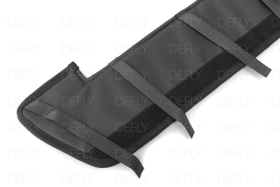 Утеплитель радиатора для Geely Coolray, Belgee X50, 2018-н.в., до рестайлинга, экокожа черная