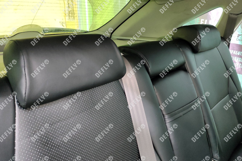 Чехлы на сиденья Lexus RX330 (XU30), 2003-2006, экокожа черная