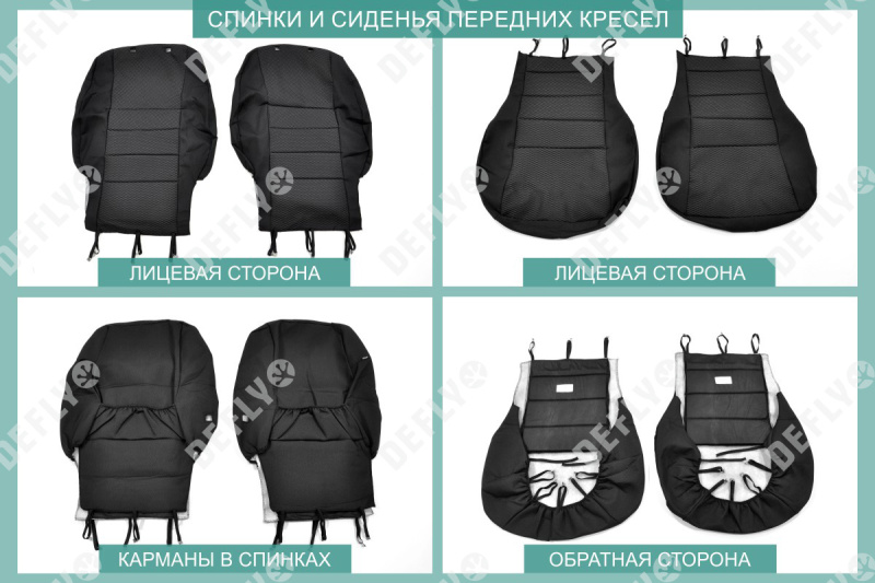 Чехлы на сиденья Toyota Ipsum/Picnic (ACM20), 2001-2009, 7 мест, второй ряд 60/40, жаккард