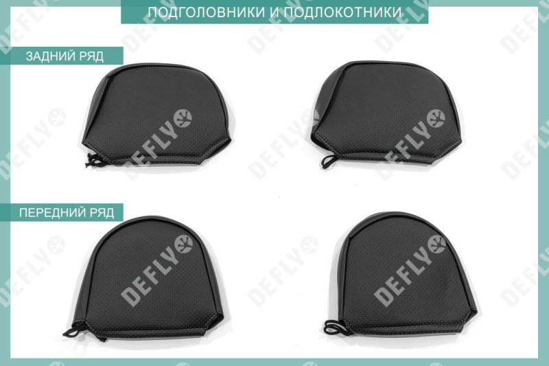 Чехлы на сиденья Toyota Platz (XP10), 1999-2005, сплошной задний ряд, экокожа черная