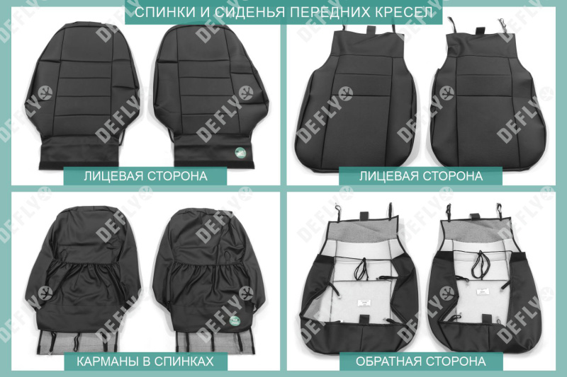 Чехлы на сиденья Toyota Vitz (XP90), 2005-2010, задний ряд 60/40, экокож.черн./экокож. перф.черн.