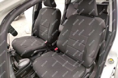 Чехлы на сиденья Honda Fit (GE, GP), 2007-2013, жаккард