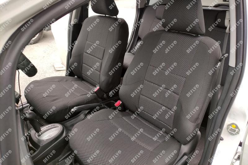 Чехлы на сиденья Honda Fit (GE, GP), 2007-2013, жаккард