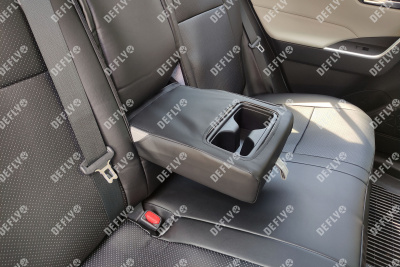 Чехлы на сиденья Toyota RAV4 (XA50), 2018-н.в., экокожа черная