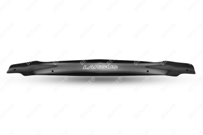 Дефлектор капота Lada Largus, 2012-2021, еврокрепеж