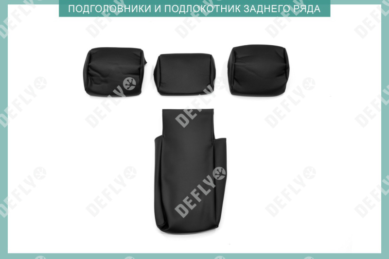 Чехлы на сиденья Mazda 3/Axela (BL), 2009-2013, седан, экокожа черная