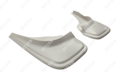 Брызговики универсальные белые, комплект