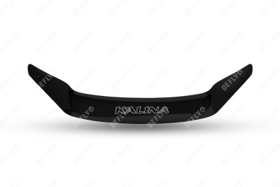 Дефлектор капота Lada Kalina, 2013-2018, еврокрепеж