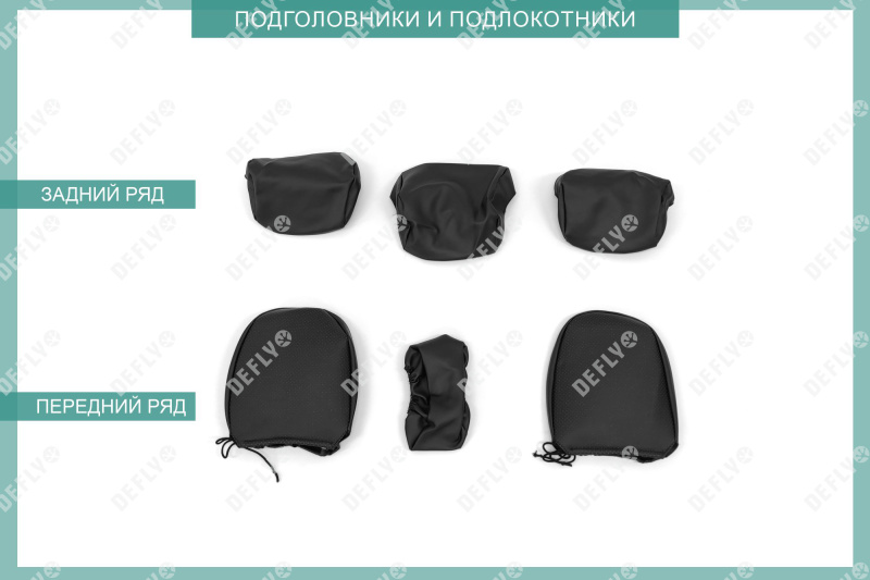 Чехлы на сиденья Honda Shuttle, 2015-2022, экокожа черная