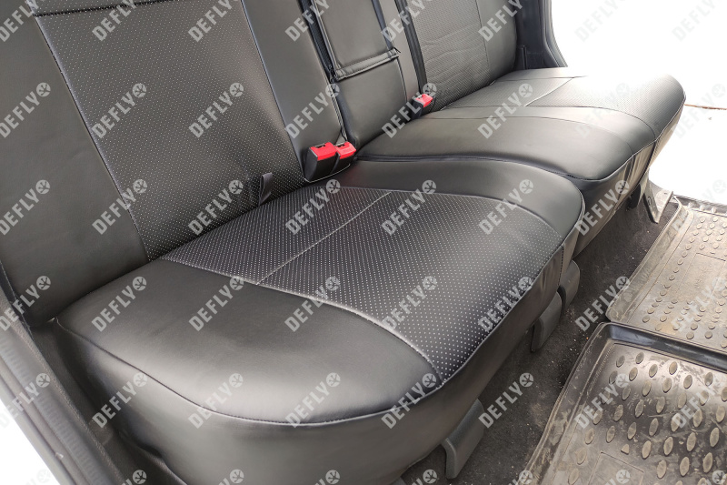 Чехлы на сиденья УАЗ Патриот, 2020-н.в., Comfort, Luxe, Luxe Premium, экокожа черная