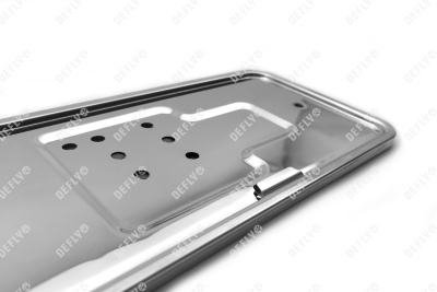 Рамка для номера автомобиля из нержавеющей стали, 2 шт 