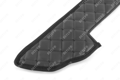 Утеплитель радиатора для Лада Гранта 2, Кросс, Спорт, 2018-н.в., экокожа черная 