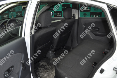 Чехлы на сиденья Nissan Almera, 2012-2019, задний ряд 60/40, жаккард 