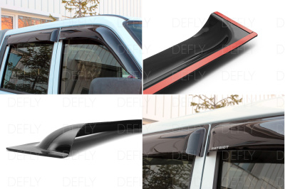 Дефлекторы окон BigSize УАЗ Профи, 2017-н.в., комплект 2 шт.