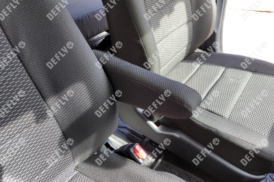 Чехлы на сиденья Toyota Sienta (XP170), 2015-2022, спинка 2 ряда 50/50, без подлокотника, 7 мест, жаккард