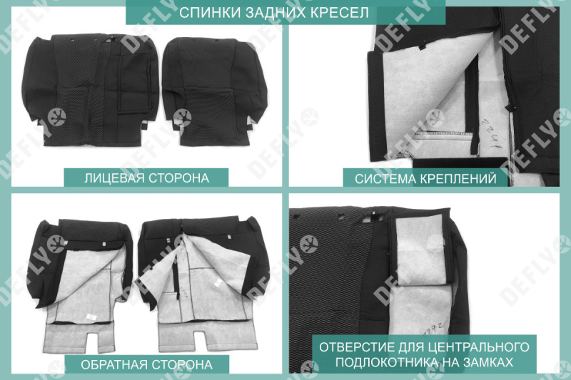 Чехлы на сиденья Toyota Highlander (XU20), 2000-2003, жаккард 