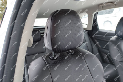 Чехлы на сиденья Haval Jolion, 2020-н.в., экокожа черная