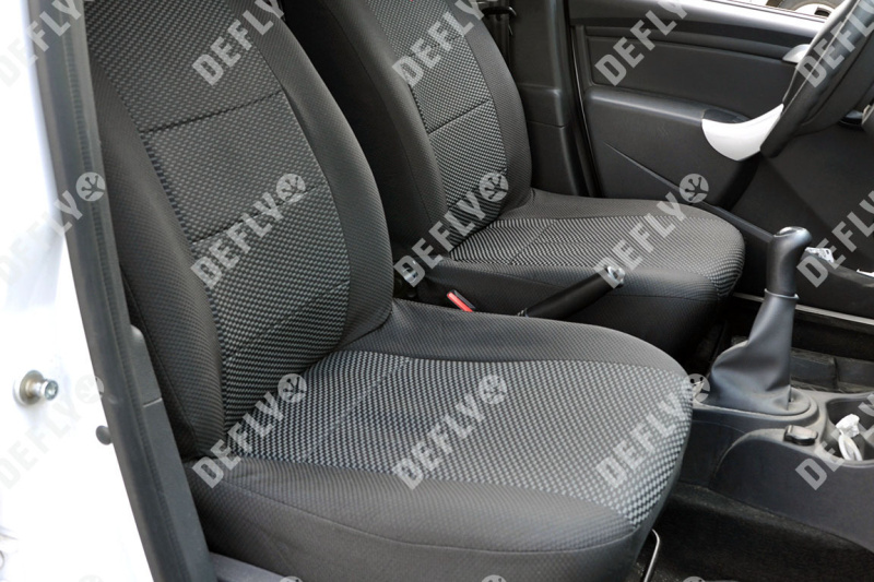 Чехлы на сиденья Lada Largus, 2012-н.в., фургон (2 места), жаккард 