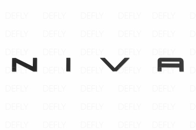 Шильдик надпись "NIVA"