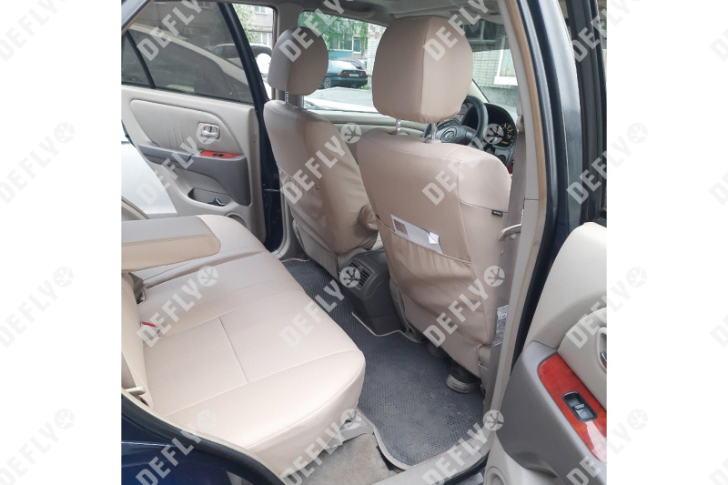 Чехлы на сиденья Lexus RX300 (XU10), 2000-2003, экокожа бежевая