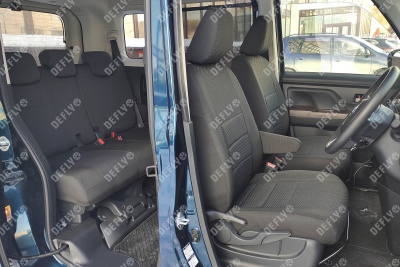 Чехлы на сиденья Toyota Tank/Roomy, Daihatsu Thor, Subaru Justy, 2016-2020, без спинок-столиков, жаккард