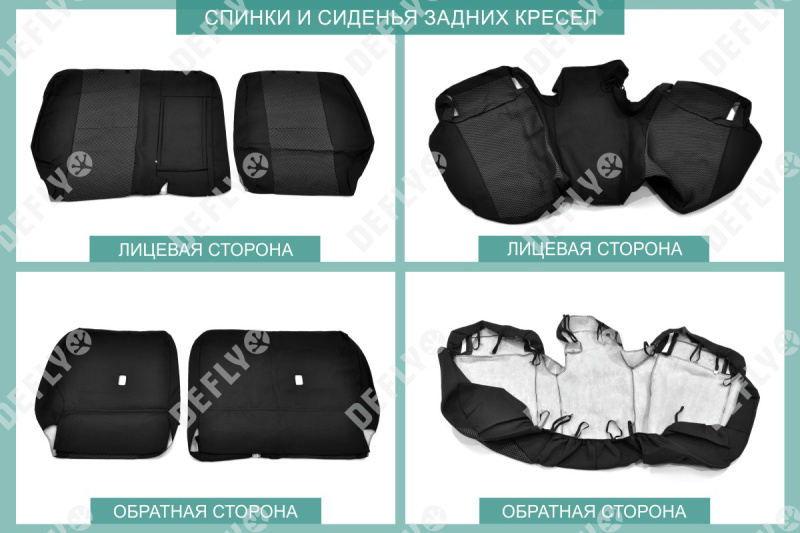 Чехлы на сиденья Kia Sportage (QL), 2018-2022, рестайлинг, жаккард