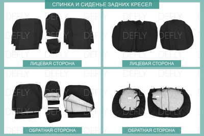 Чехлы на сиденья Toyota Wish (XE10), 2003-2009, 7 мест, жаккард