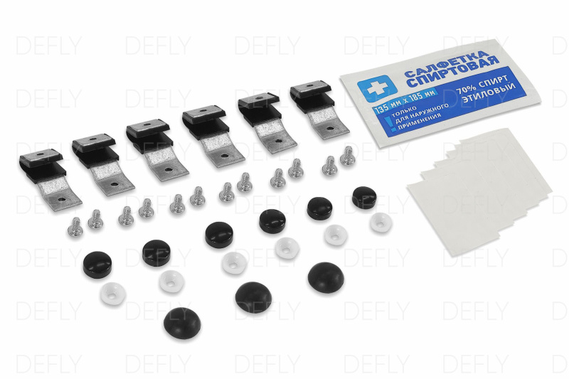 Крепеж для дефлектора капота Defly, комплект 6 шт.
