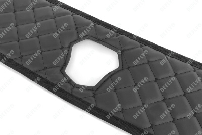 Утеплитель радиатора для ГАЗ ГАЗель Бизнес, Соболь, 2010-н.в., 2-й рестайлинг, экокожа черная