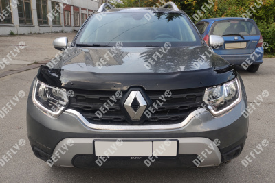 Дефлектор капота NEOFIX Renault Duster (HM), 2020-2022