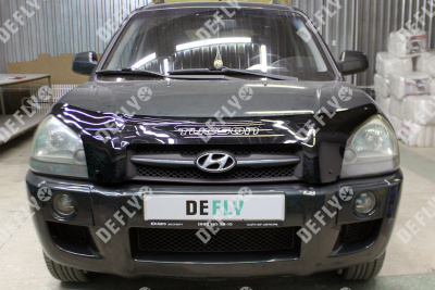 Дефлектор капота Hyundai Tucson (JM), 2004-2015
